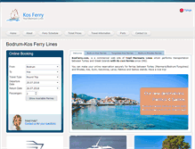 Tablet Screenshot of kosferry.com